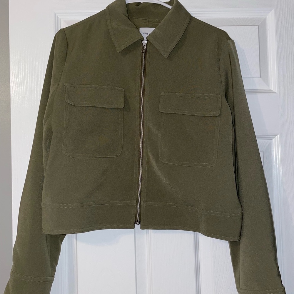 Nine west green jacket
